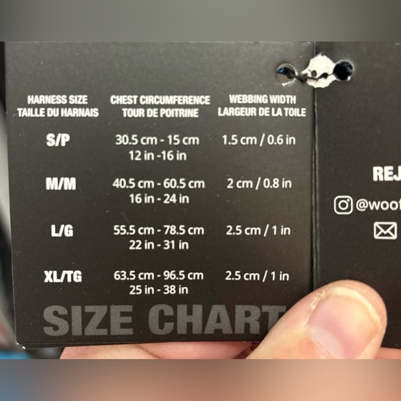 Small - Woof Concept Dog Harness Blue - NWT - Picture 2 of 3